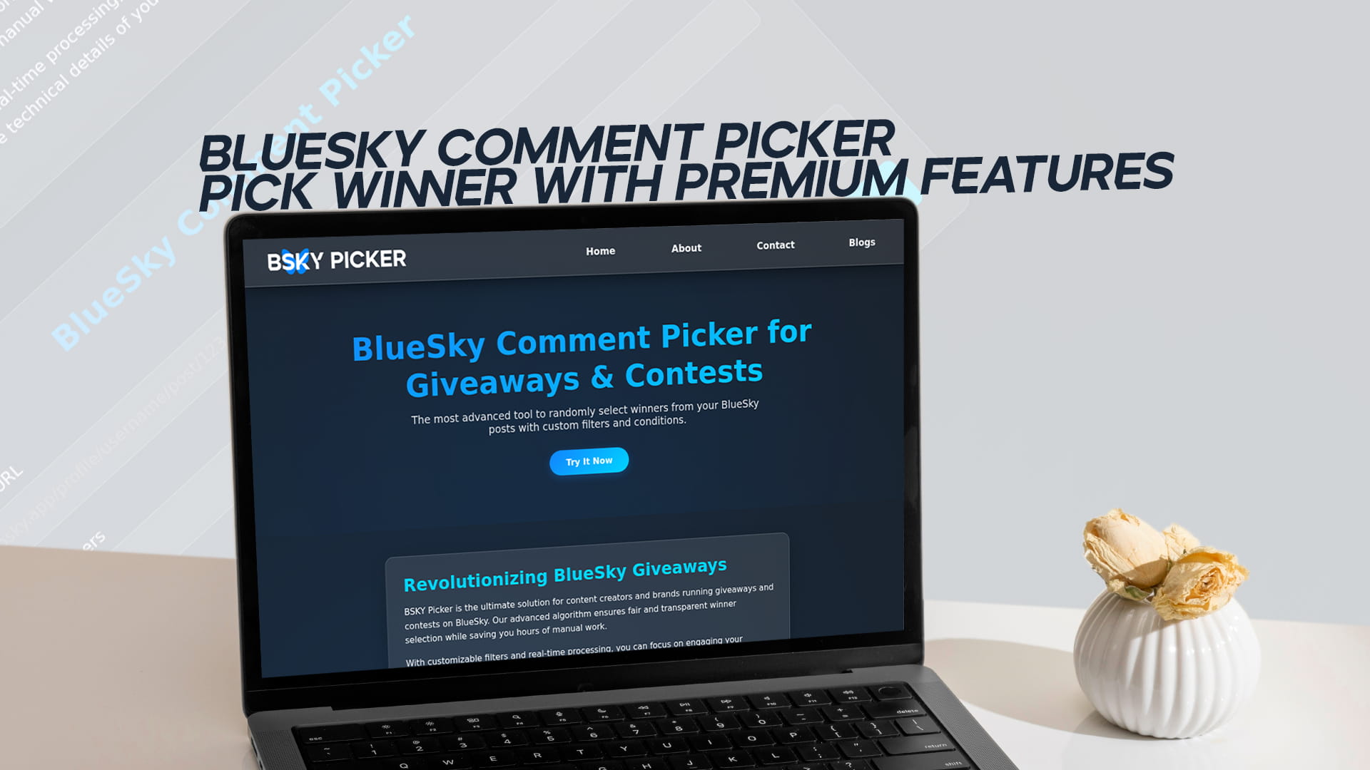 BlueSky Comment Picker - Pick Winner with Premium Features