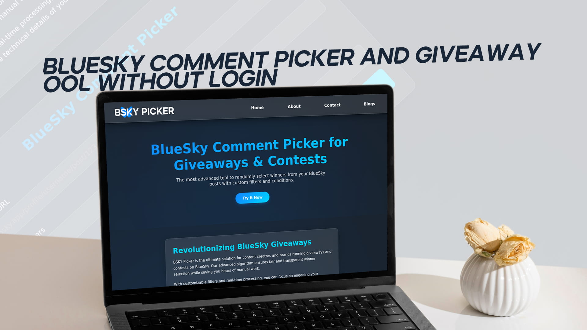 BlueSky Comment Picker and Giveaway Tool Without Login