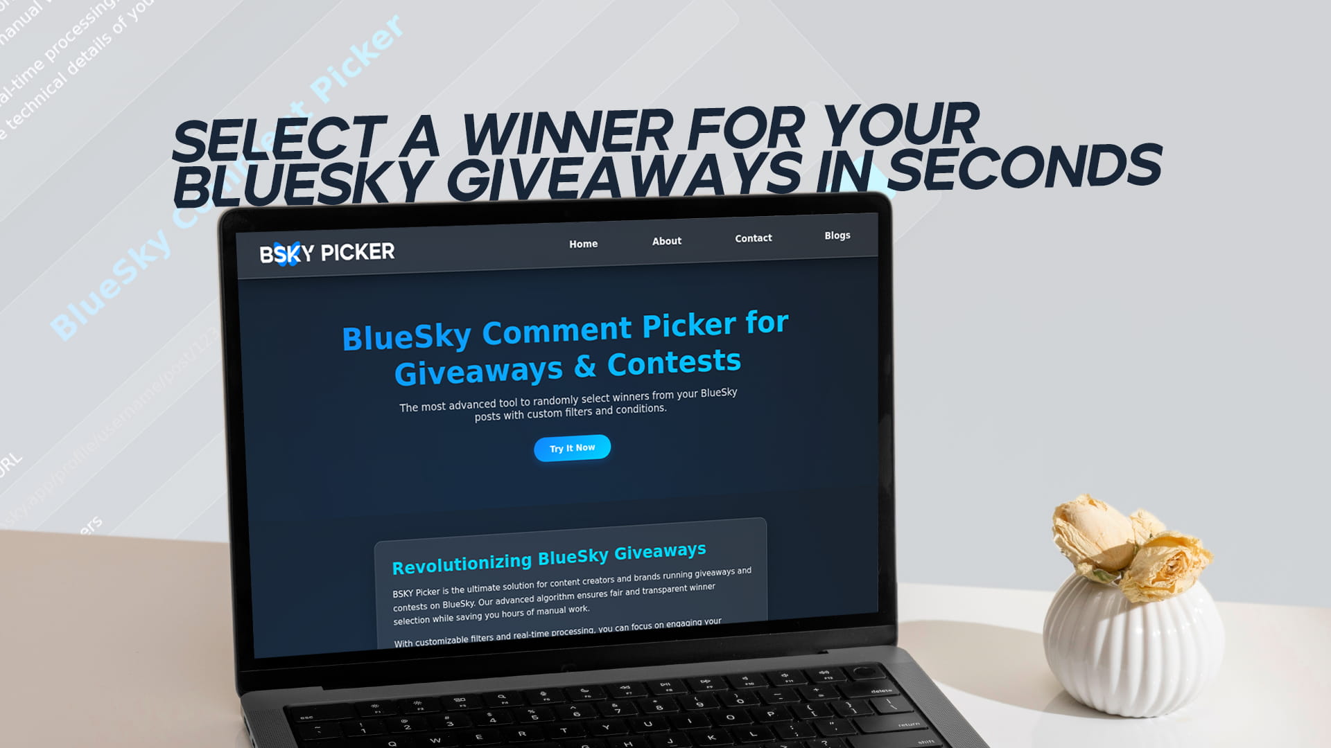 Select a Winner for your bluesky Giveaways in Seconds