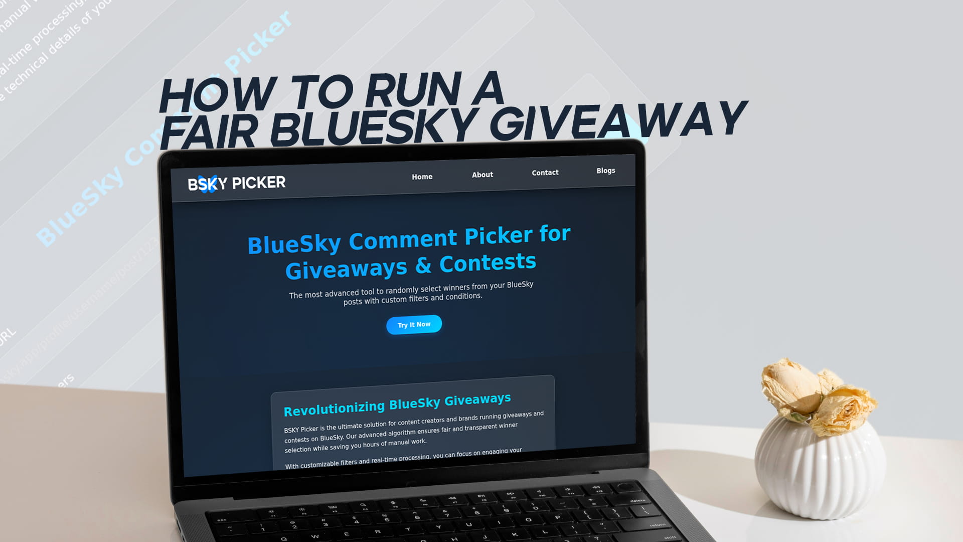 How to run a Fair Bluesky Giveaway