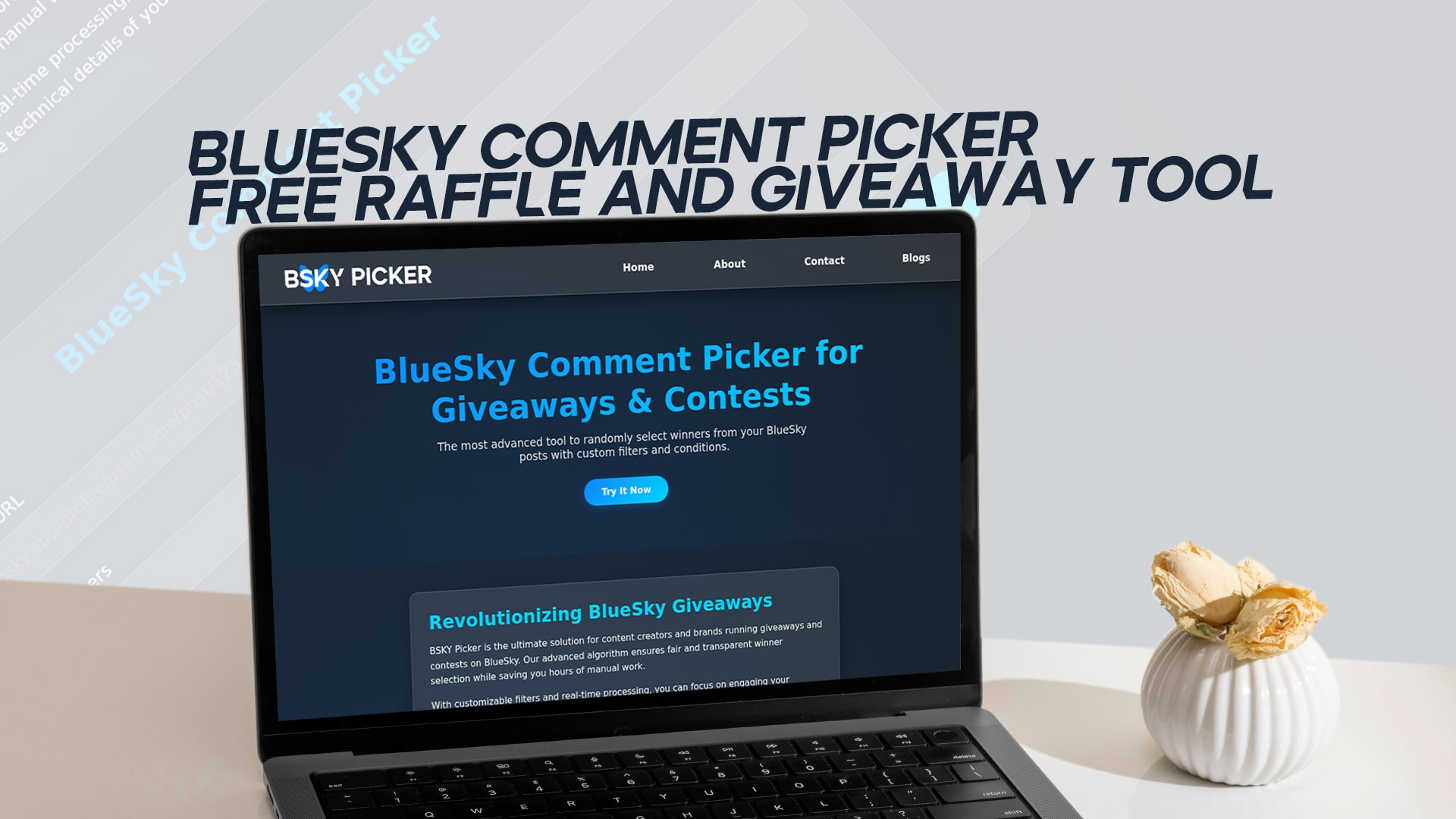 Bluesky Comment Picker: Free Raffle and Giveaway Tool