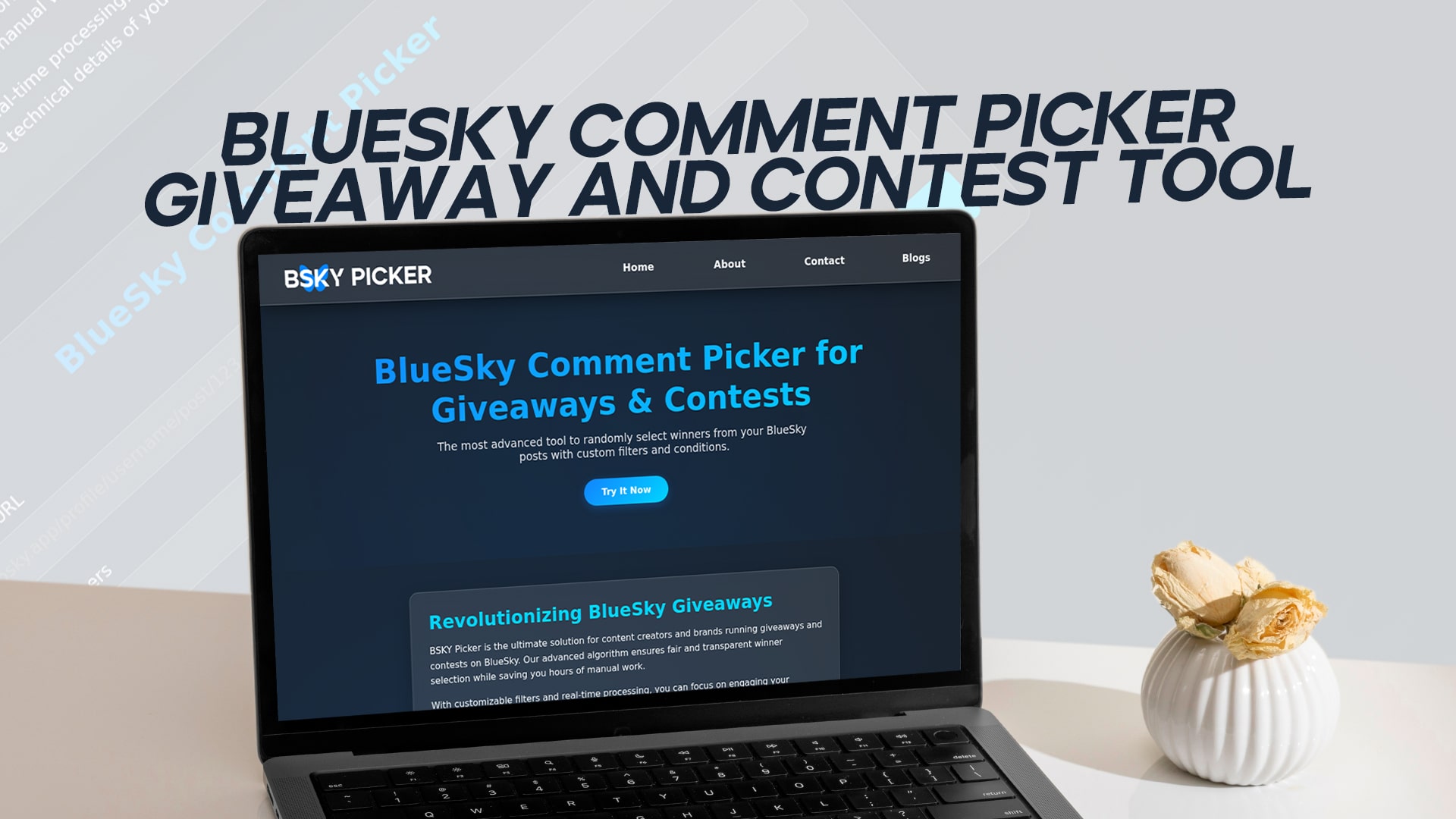 Bluesky Comment Picker - Giveaway and Contest Tool