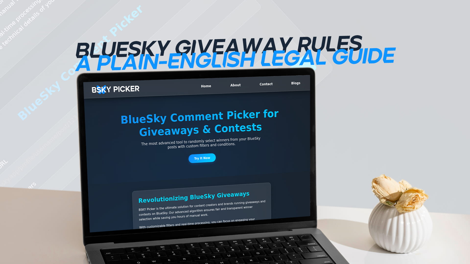 Bluesky Giveaway Rules: A Plain-English Legal Guide
