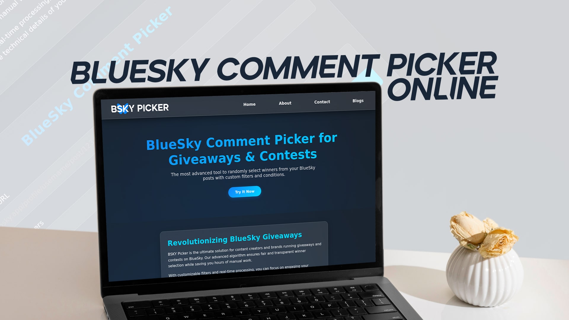 Bluesky Comment Picker Online