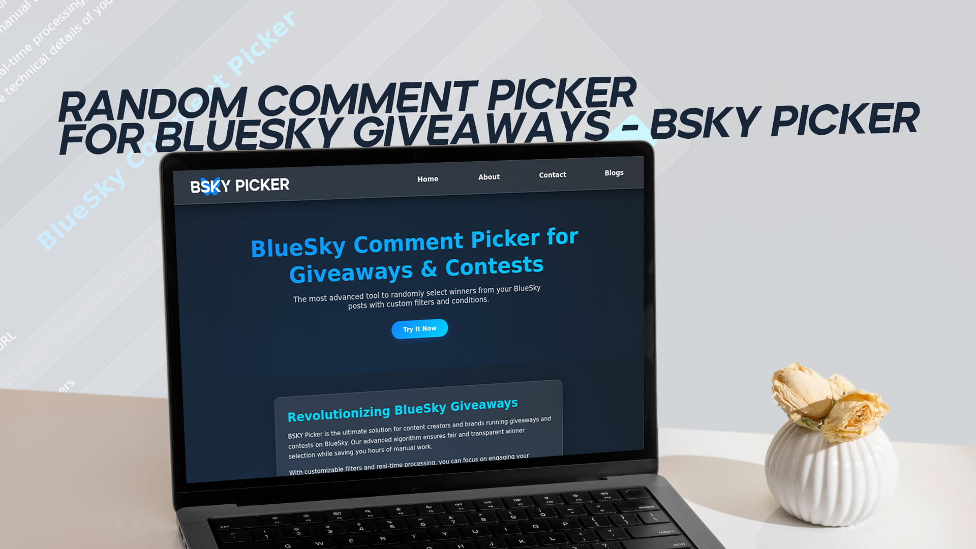 Random Comment Picker for Bluesky Giveaways - BSKY Picker