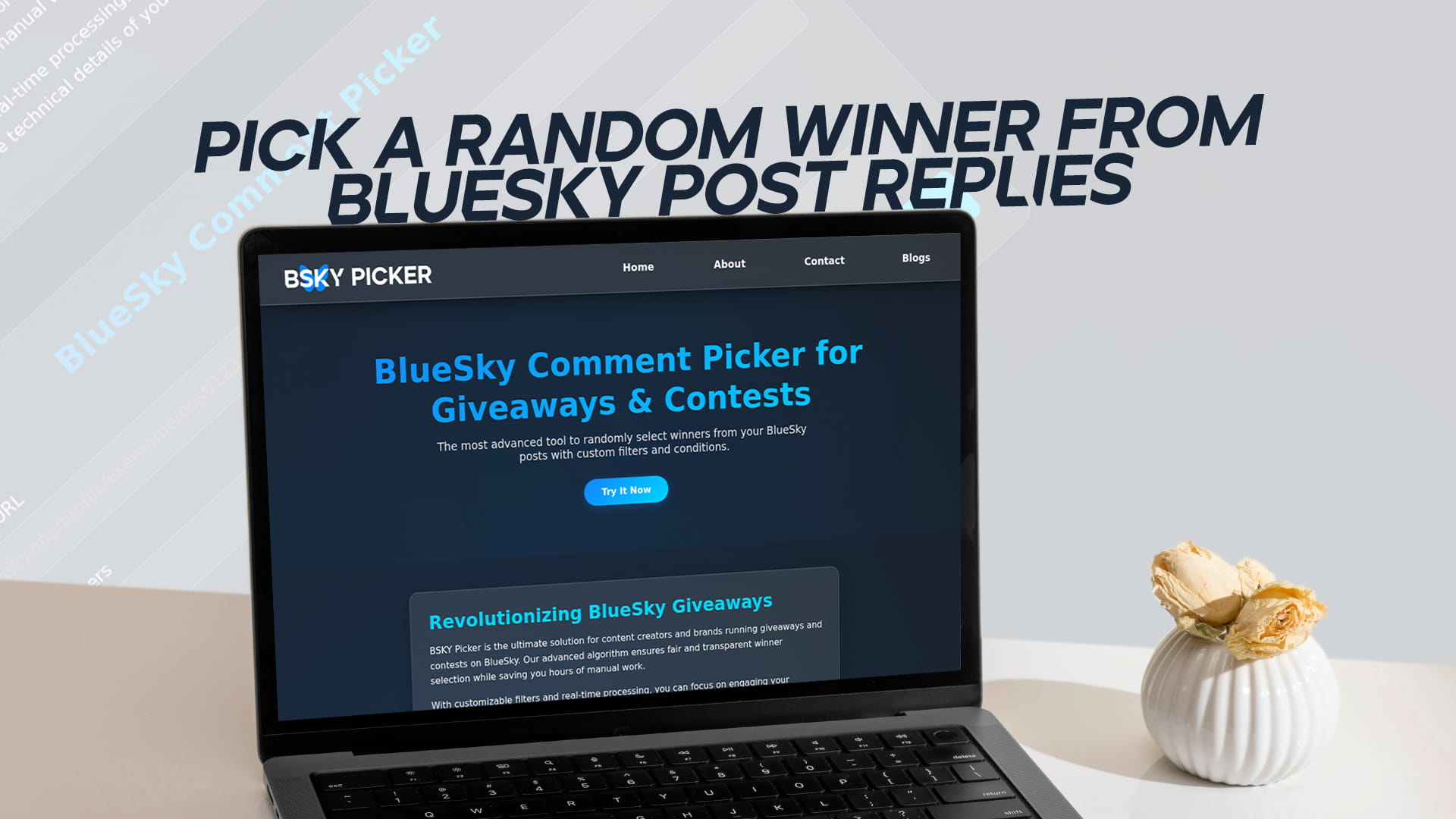 Pick a Random Winner from Bluesky Post Replies