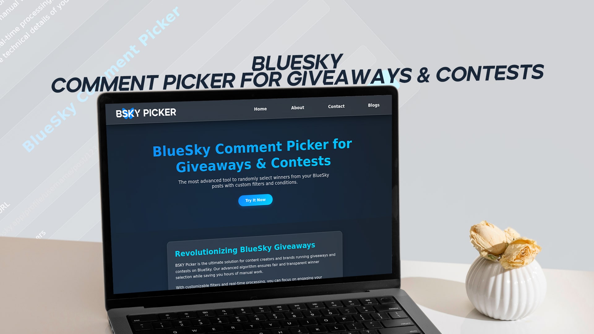 BlueSky Comment Picker for Giveaways & Contests